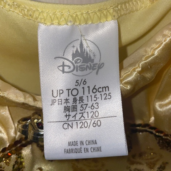 Authentic Disney Belle Beauty and the Beast Costume Dress-Up Dress - Picture 2 of 3